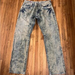 True Religion Men's Joey Super T Faded Blue Relaxed Jeans NWOT